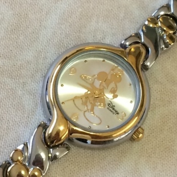 Disney Jewelry - Mickey Mouse Women's Two-toned bracelet watch